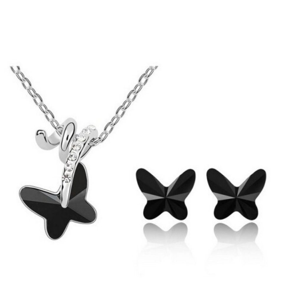 Butterfly Necklace set.2 COLORS.